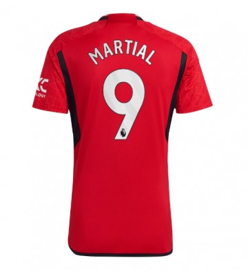 Manchester United Anthony Martial #9 Replika Hjemmebanetrøje 2023-24 Kortærmet